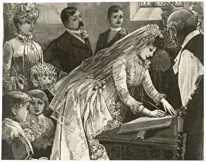 Unterschreiben des Registers