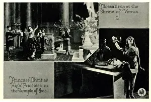 Stummfilm – Messalina, Heiligtum Veneris, Tempel von Isiskultus