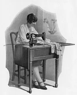 Singer Sewing Machine Drucke: Singer Sewing Machine - model 66K