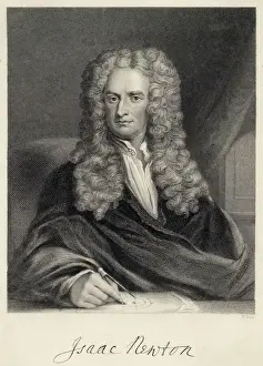 Drucke von Sir Isaac Newton ist englischer Mathematiker Physiker Astronom und Naturphilosoph Alchimist Theologe Okkultist Wissenschaftliche Poster: Sir Isaac Newton, englischer Mathematiker