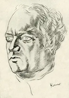 Drucke von Herr Jacob Epstein Bildhauer Datum: 1880 - 1959 Jakob Epstein Drucke: Herr Jacob Epstein / Kramer