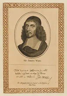 Irish History Figures Drucke: Sir James Ware