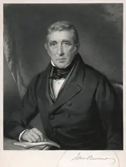 19th Century Explorer Drucke: Sir John Barrow