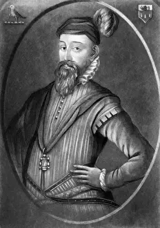 Irish History Figures Drucke: Sir John Perrot