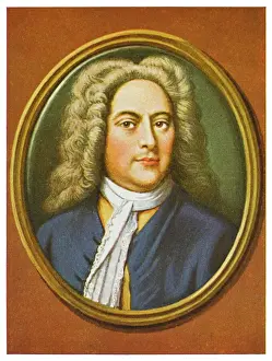 English Statesman Art Drucke: Sir Robert Walpole / Mini