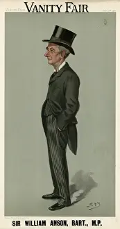 Vanity Fair Spy Portraits Drucke: Sir William Anson