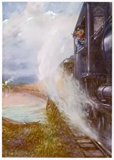Canadian Railway History Drucke: Skeens River, Canada