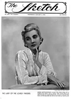 Das Arme Kleine Reiche Mädchen Drucke: Entwurfsabdeckung mit Barbara Hutton aus dem Jahr 1939