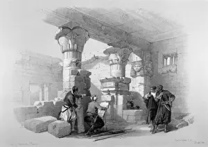 Egyptian Antiquities Art Drucke: Sketching in Egypt