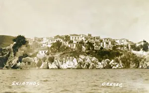 Historical Greek Architecture Drucke: Skiathos, Greece