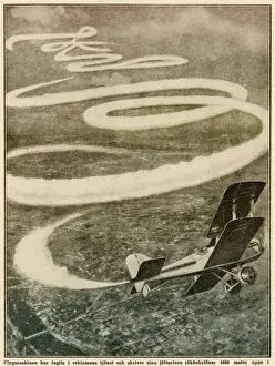 Historical Aviation Drucke: SKYWRITING