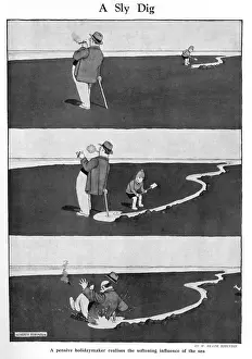 William Heath Robinson Cartoons Drucke: A Sly Dig by William Heath Robinson