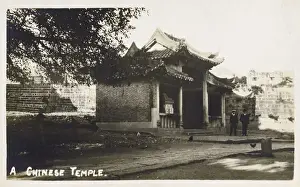 Historical Buildings In Asia Drucke: A small Chinese temple
