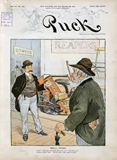 Vintage Cartoon Illustration Drucke: Small praise