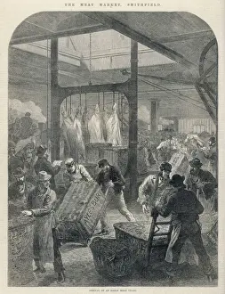 Markt von Smithfield 1870