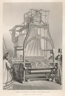 Victorian Era Machinery Drucke: Smiths Jacquard Loom