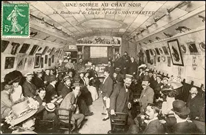 France Historical Images Drucke: Social / Chat Noir 1908