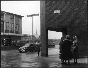 Northamptonshire Drucke: Soziale/Regenstraße 60er Jahre