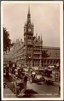 St Pancras Station Drucke: Social / St Pancras C1910