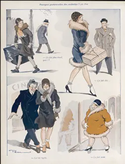 Historical Fashion Images Drucke: Sockette Fashion 1929