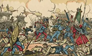 Napoleonic Wars Italy Drucke: Solferino {Epinal)
