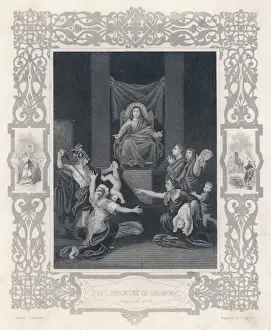Die Entscheidung Salomos / Poussin