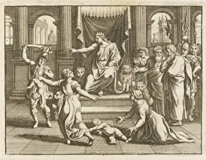 Historical Bible Images Drucke: Solomons Judgment
