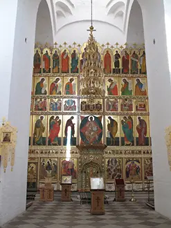 Russian Icon Art Drucke: Solovetsky Monastery - Cathedral icons