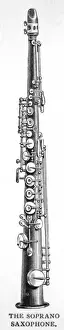 Antique Musical Instruments Drucke: Soprano Saxophone