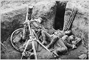 Eastern Front History Drucke: Soviet Mortar Crew