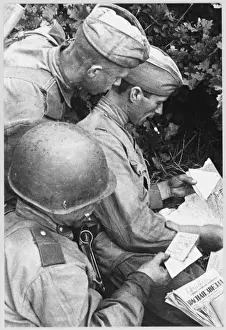 Eastern Front Historical Events Drucke: Soviet Troops Mail