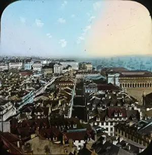 Lantern Slide Collection Drucke: Spain - Panorama of Lisbourne