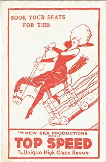 Vintage Theatrical Posters Drucke: Top Speed