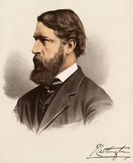 Historical Portraits UK Drucke: Spencer Compton Cavendish, 8th Duke of Devonshire