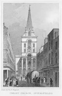 Drucke von Kirche Christi in Spitalfields Spitalfields Drucke: Spitalfields / Kirche
