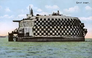 Coastal Defences England Drucke: Spithead Fort