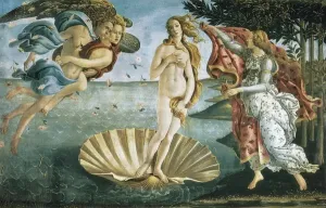 Drucke von BOTTICELLI, Alessandro di Mariano dei Filipepi, auch bekannt als Sandro (* 1445 - * 1510 ). Die Geburt der Venus . um 1485 . Renaiszantische Kunst . Vier Jahrhundert. Öl auf Holz Sandro Botticelli Drucke: Geburt der Venus, Alessandro (Sandro) Botticelli