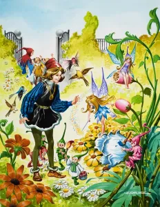 Frühling Drucke: Frühling im Königsgarten
