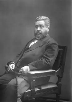 Drucke von Karl Spurgen Charles Haddon was a baptist english prester from England Verwandte Bilder Drucke: Spurgeon (Photo)