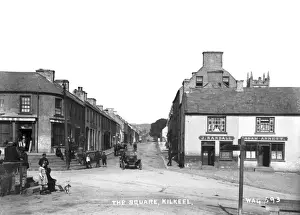 Early 1900s Motor Car Image Drucke: The Square, Kilkeel