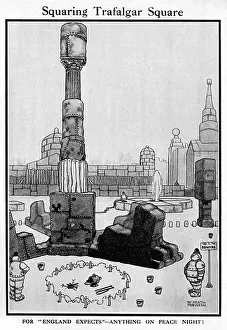 Trafalgar Square quadratieren von Heath Robinson