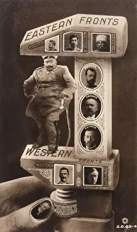 Anti German Propaganda Drucke: Squeezing the Kaiser