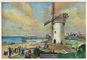 Lancashire Coastal Scenes Drucke: St Annes / Lancs / 1925