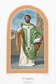 St Augustine Drucke: St. Augustine (354-430)