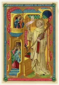 Christian Iconography Drucke: St Bernard of Clairvaux