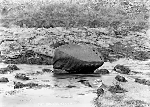 Early 1900s Irish Scenery Drucke: St Bodens Boat