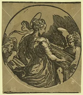 Stringed Instrument Art Drucke: St. Cecilia