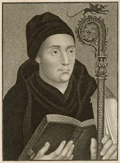 Canterbury Cathedral History Drucke: St Dunstan / Black Hat