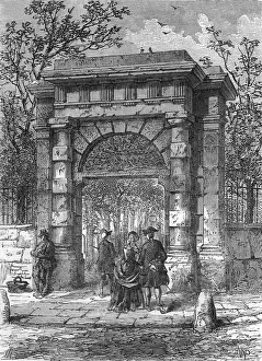 British Architectural Landmarks Drucke: St Giles gateway
