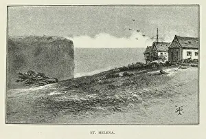 Sea Shore Landscape Drucke: St Helena